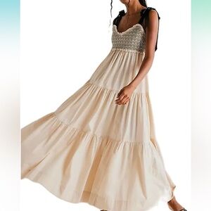 Boho Tie Shoulder Dress